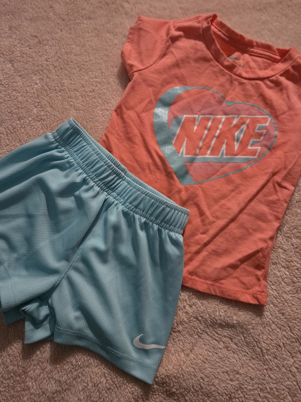 Nike Girls' Aqua Athletic Shorts